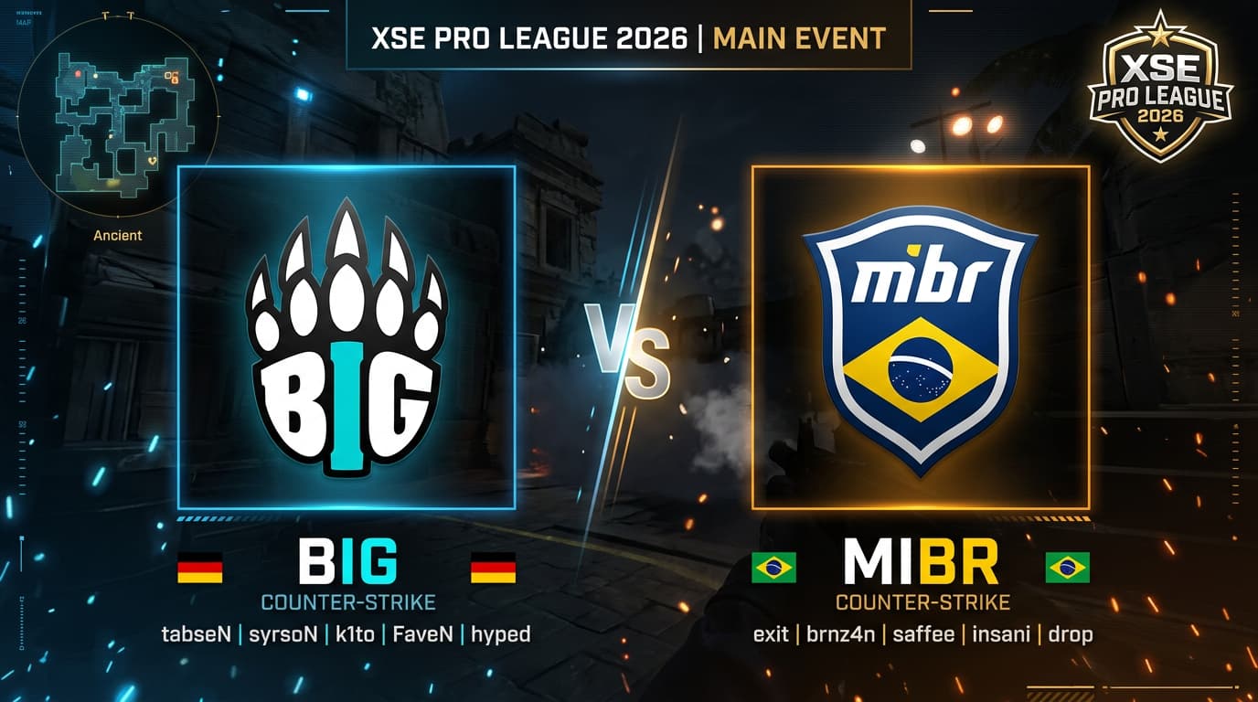 BIG vs MIBR Prediction XSE Pro League 2026